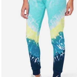 NWt 5 6 10 Justice tie dye blue sweat pants birthday workout school gym joggers